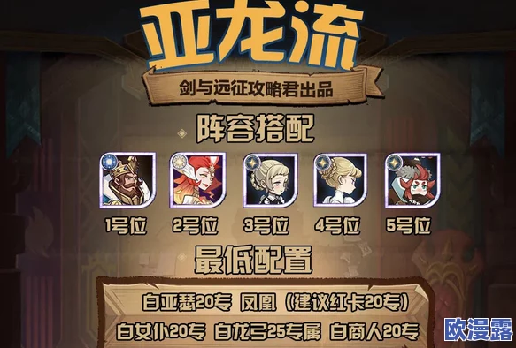 剑与远征亚龙阵容怎么培养_亚龙培养路线技巧攻略